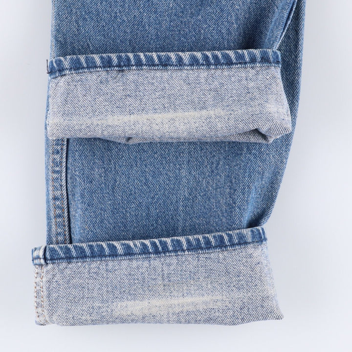 Dickies Straight Denim Pants for Men, W34 equivalent unclear blue type Vintage Second Hand