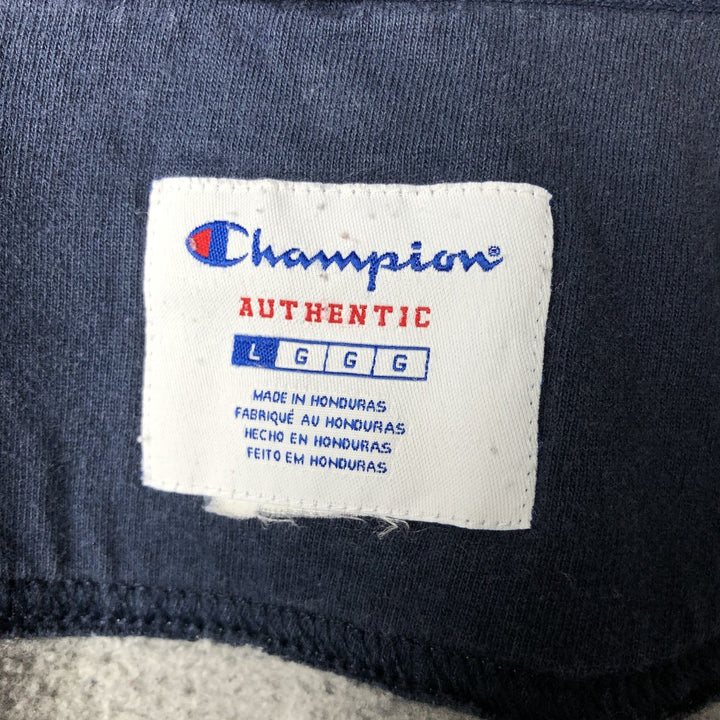 Champion Authentic Full Zip Sweatshirt, Men's Size L unclear gray type Vintage Second Hand