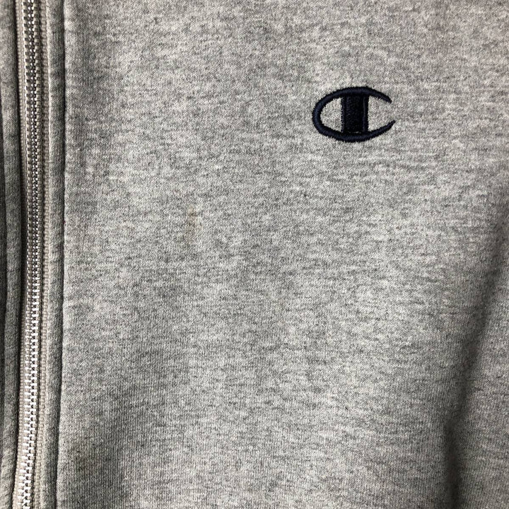 Champion Authentic Full Zip Sweatshirt, Men's Size L unclear gray type Vintage Second Hand