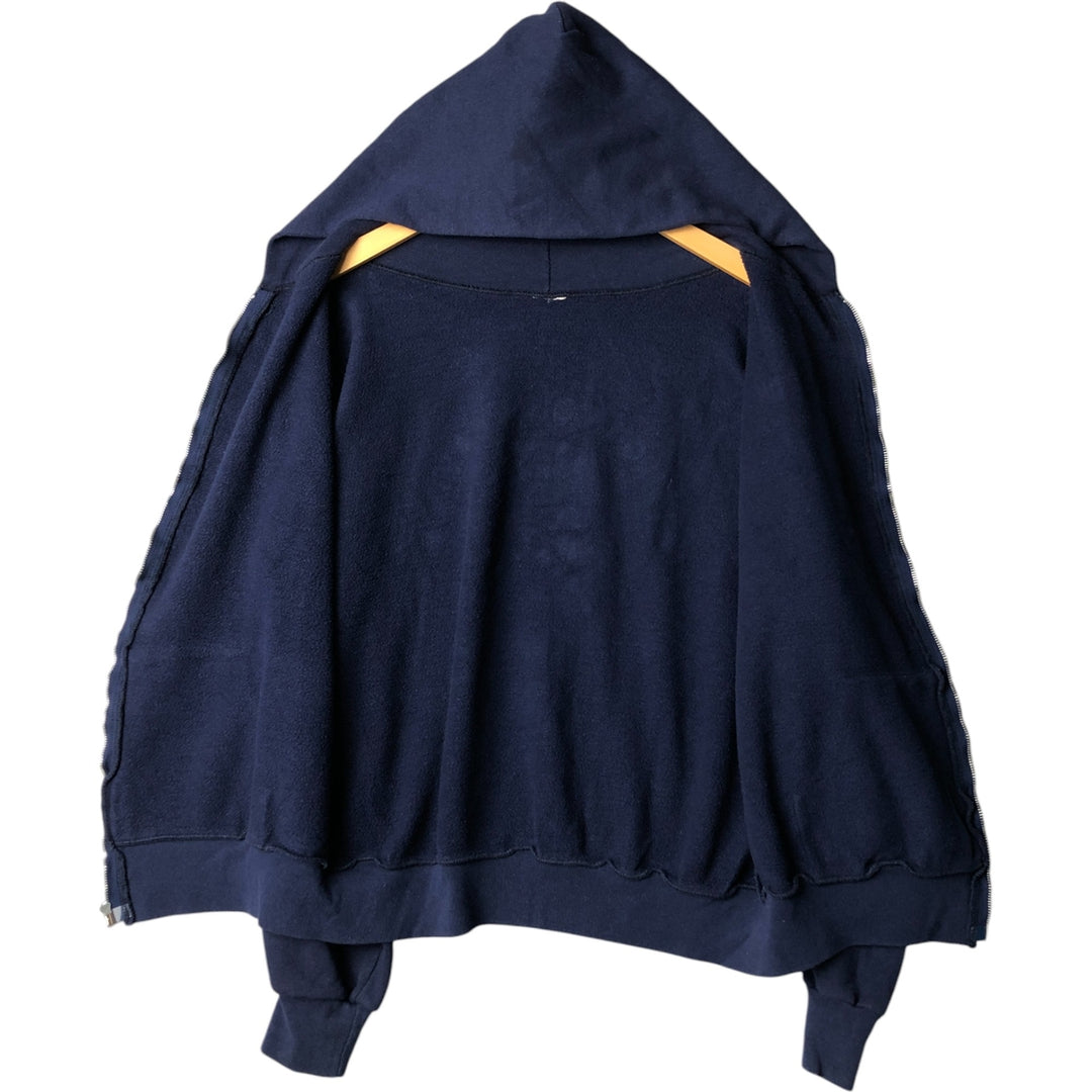 MAJESTIC Sweat Full Zip Hoodie Men's L size unclear navy blue type Vintage Second Hand