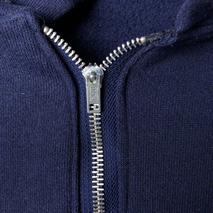MAJESTIC Sweat Full Zip Hoodie Men's L size unclear navy blue type Vintage Second Hand