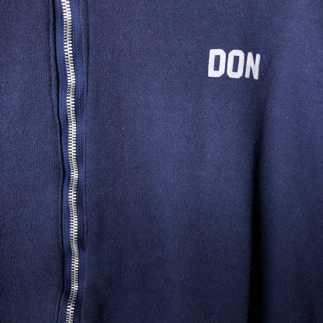 MAJESTIC Sweat Full Zip Hoodie Men's L size unclear navy blue type Vintage Second Hand