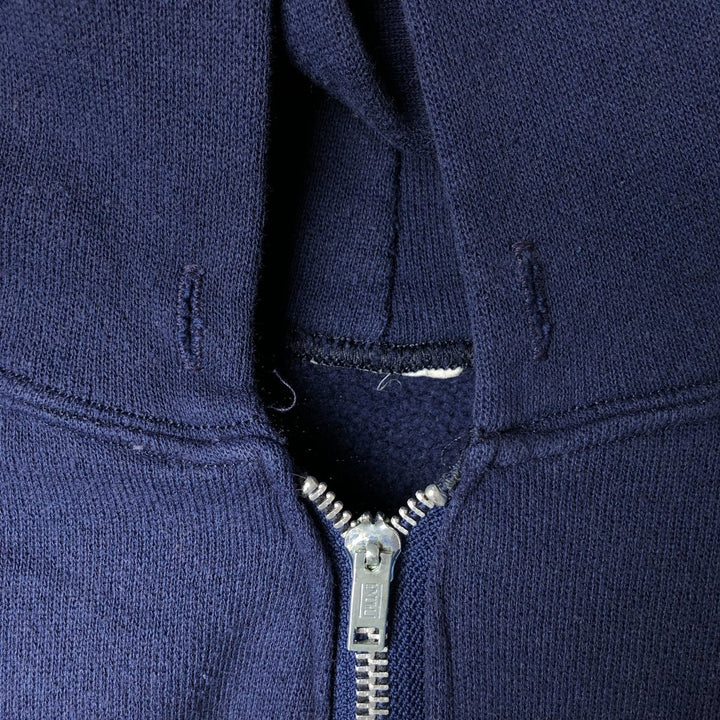 MAJESTIC Sweat Full Zip Hoodie Men's L size unclear navy blue type Vintage Second Hand