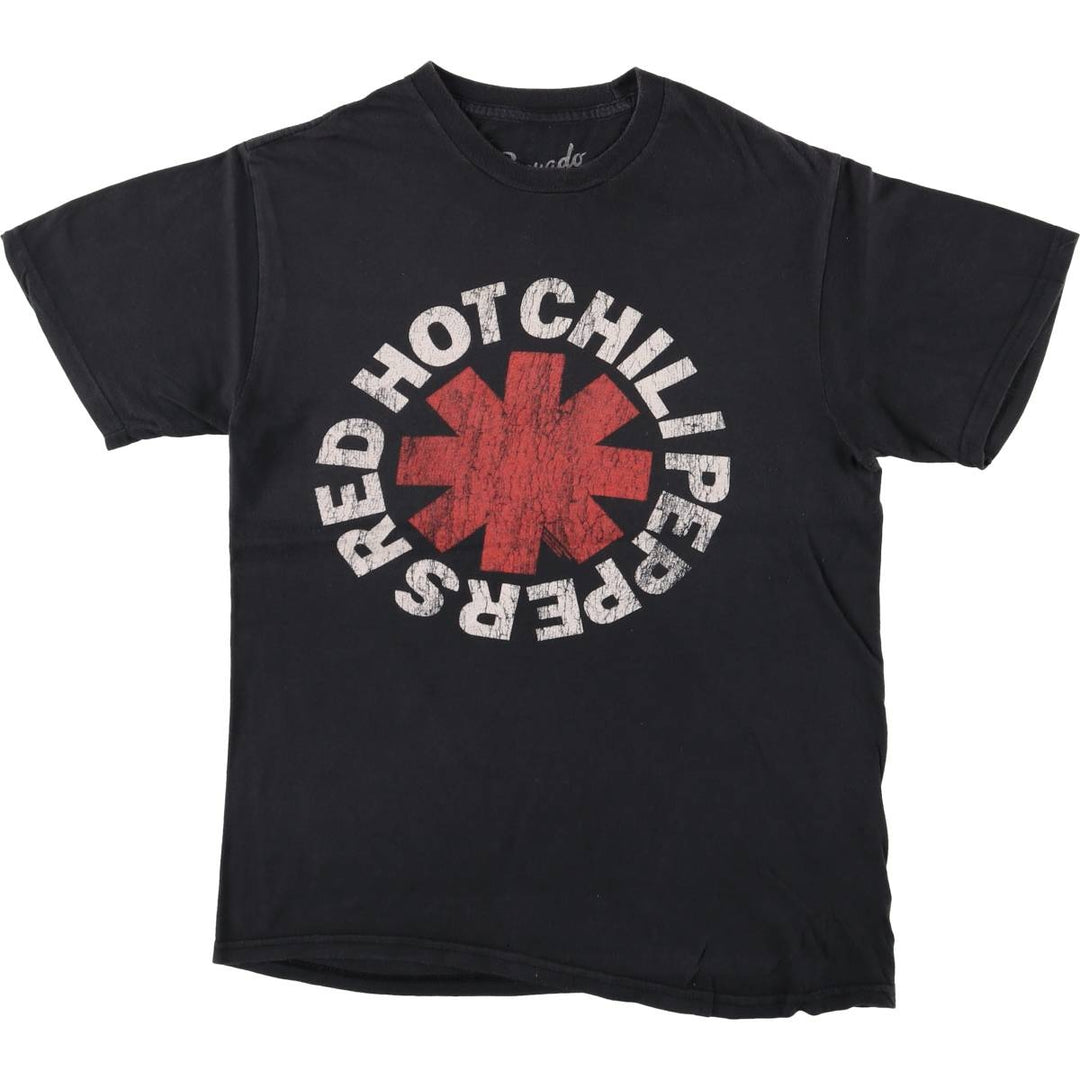 Bravado BRAVADO RED HOT CHILI PEPPERS Red Hot Chili Peppers Band T-shirt Band T Men's S equivalent cotton black type Vintage Second Hand