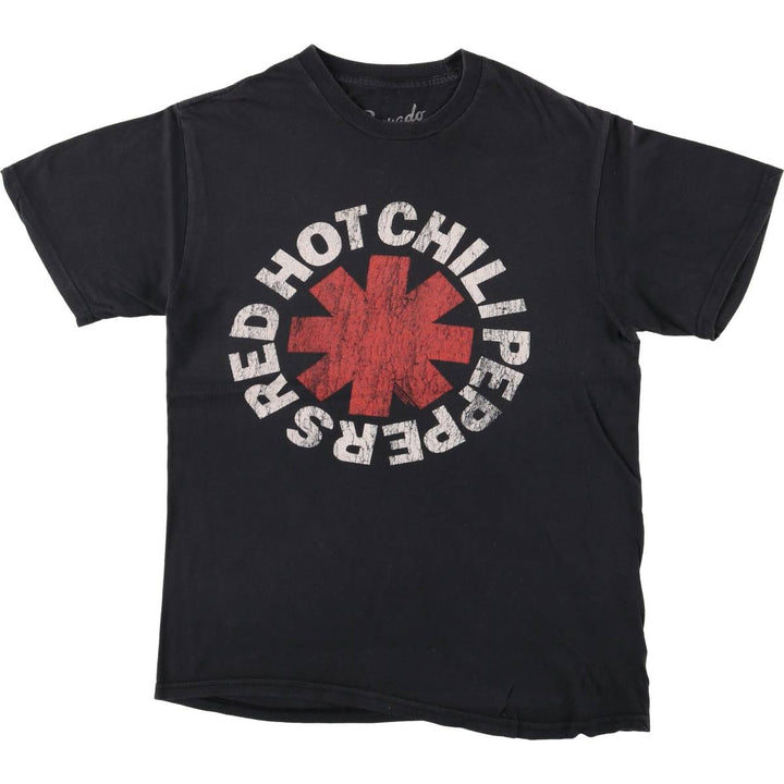 Bravado BRAVADO RED HOT CHILI PEPPERS Red Hot Chili Peppers Band T-shirt Band T Men's S equivalent cotton black type Vintage Second Hand