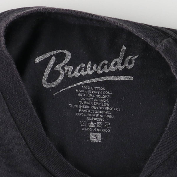 Bravado BRAVADO RED HOT CHILI PEPPERS Red Hot Chili Peppers Band T-shirt Band T Men's S equivalent cotton black type Vintage Second Hand