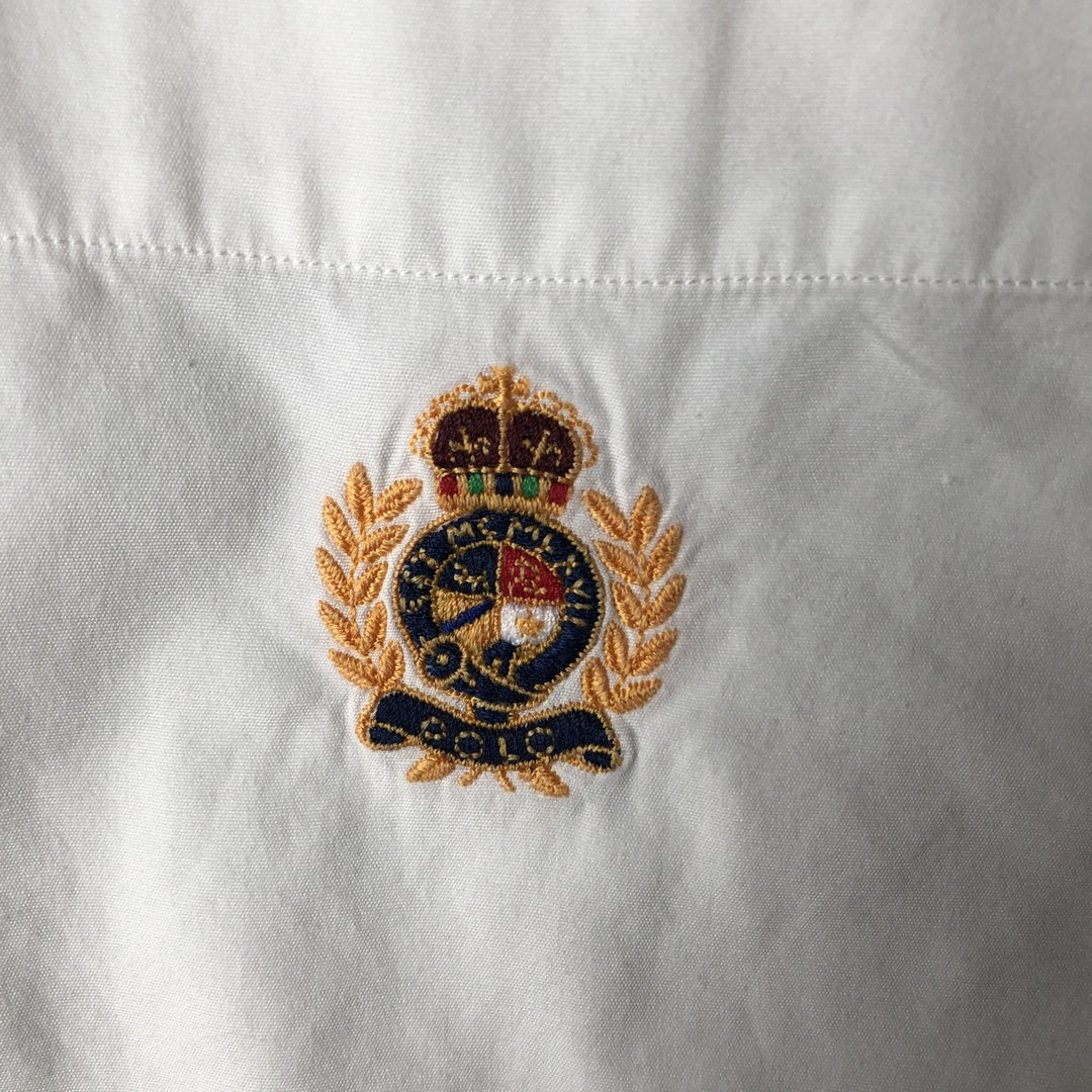 Ralph Lauren POLO by Ralph Lauren long sleeve cotton shirt, men's XL size cotton white type Vintage Second Hand