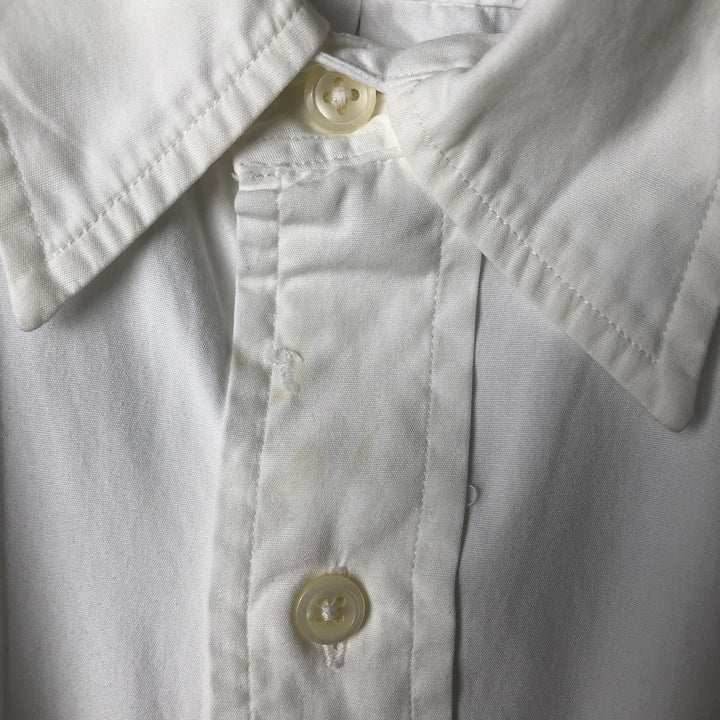 Ralph Lauren POLO by Ralph Lauren long sleeve cotton shirt, men's XL size cotton white type Vintage Second Hand