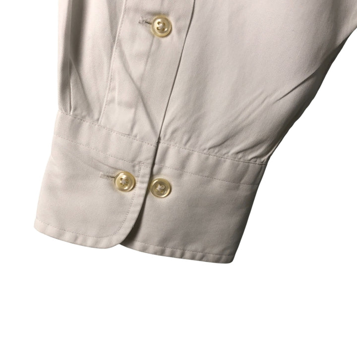 Ralph Lauren POLO by Ralph Lauren ANDREW long sleeve cotton shirt, men's size L cotton white type Vintage Second Hand