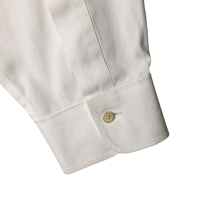 Brooks Brothers Est.1818 Long Sleeve Cotton Shirt, Men's Size L cotton white type Vintage Second Hand