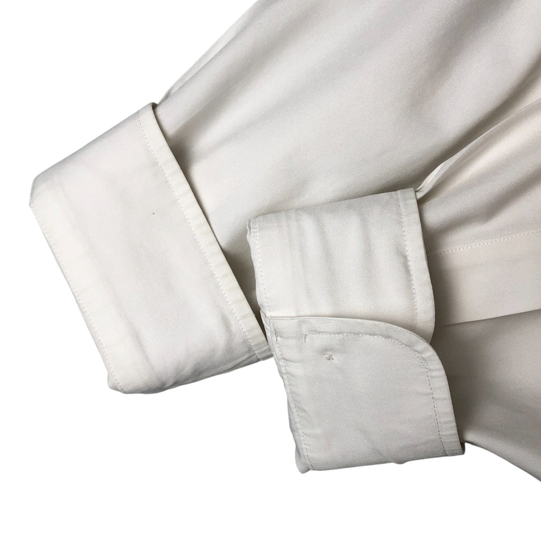 Brooks Brothers Est.1818 Long Sleeve Cotton Shirt, Men's Size L cotton white type Vintage Second Hand