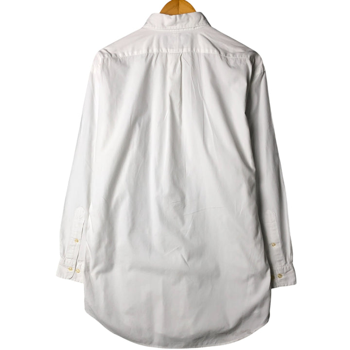 Ralph Lauren Classic Fit Long Sleeve Button Down Shirt, Men's Size L cotton white type Vintage Second Hand
