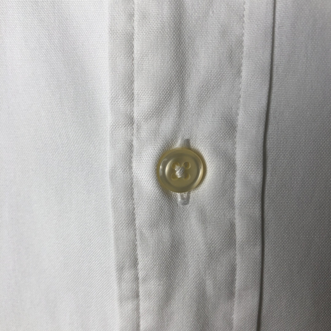 Ralph Lauren Classic Fit Long Sleeve Button Down Shirt, Men's Size L cotton white type Vintage Second Hand