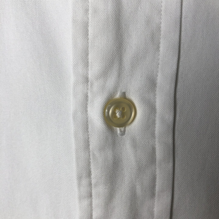Ralph Lauren Classic Fit Long Sleeve Button Down Shirt, Men's Size L cotton white type Vintage Second Hand