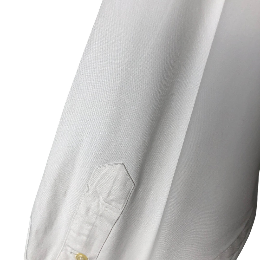 Ralph Lauren Classic Fit Long Sleeve Button Down Shirt, Men's Size L cotton white type Vintage Second Hand
