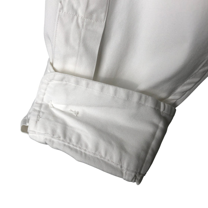 Ralph Lauren Classic Fit Long Sleeve Button Down Shirt, Men's Size L cotton white type Vintage Second Hand