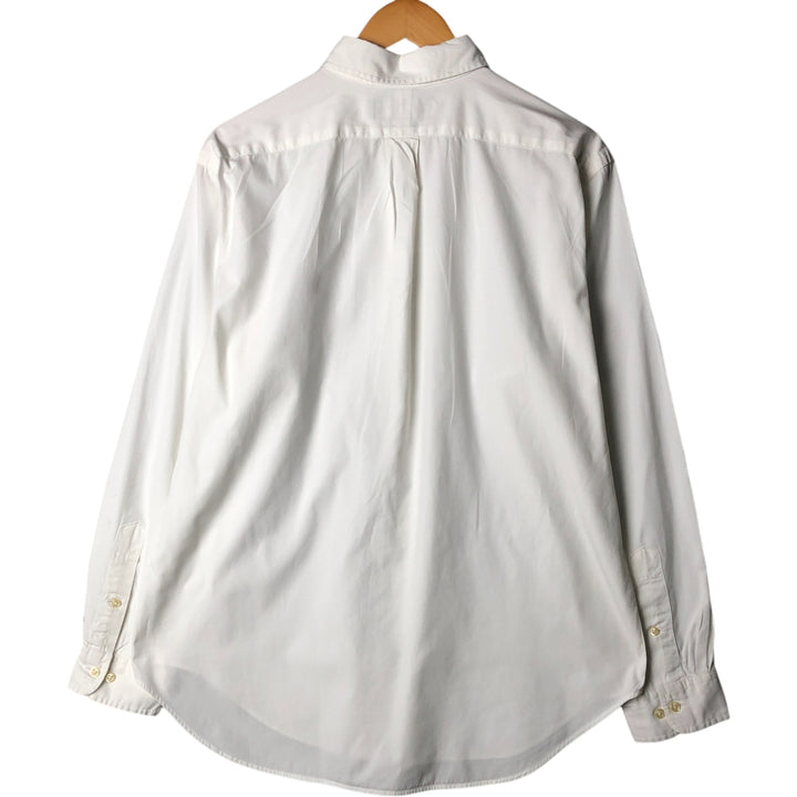 Ralph Lauren Classic Fit Long Sleeve Button Down Shirt, Men's Size L cotton white type Vintage Second Hand
