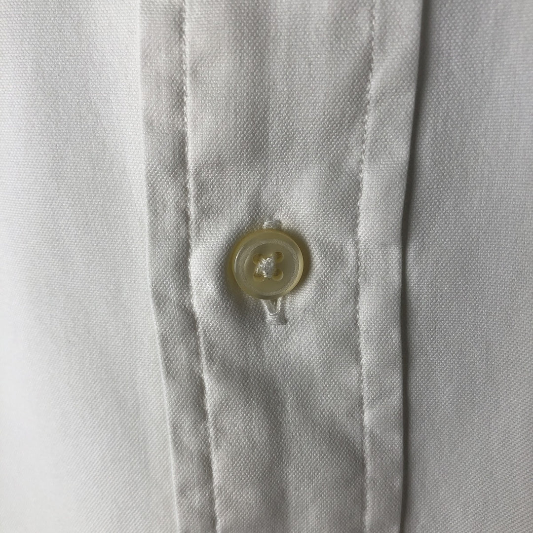 Ralph Lauren Classic Fit Long Sleeve Button Down Shirt, Men's Size L cotton white type Vintage Second Hand
