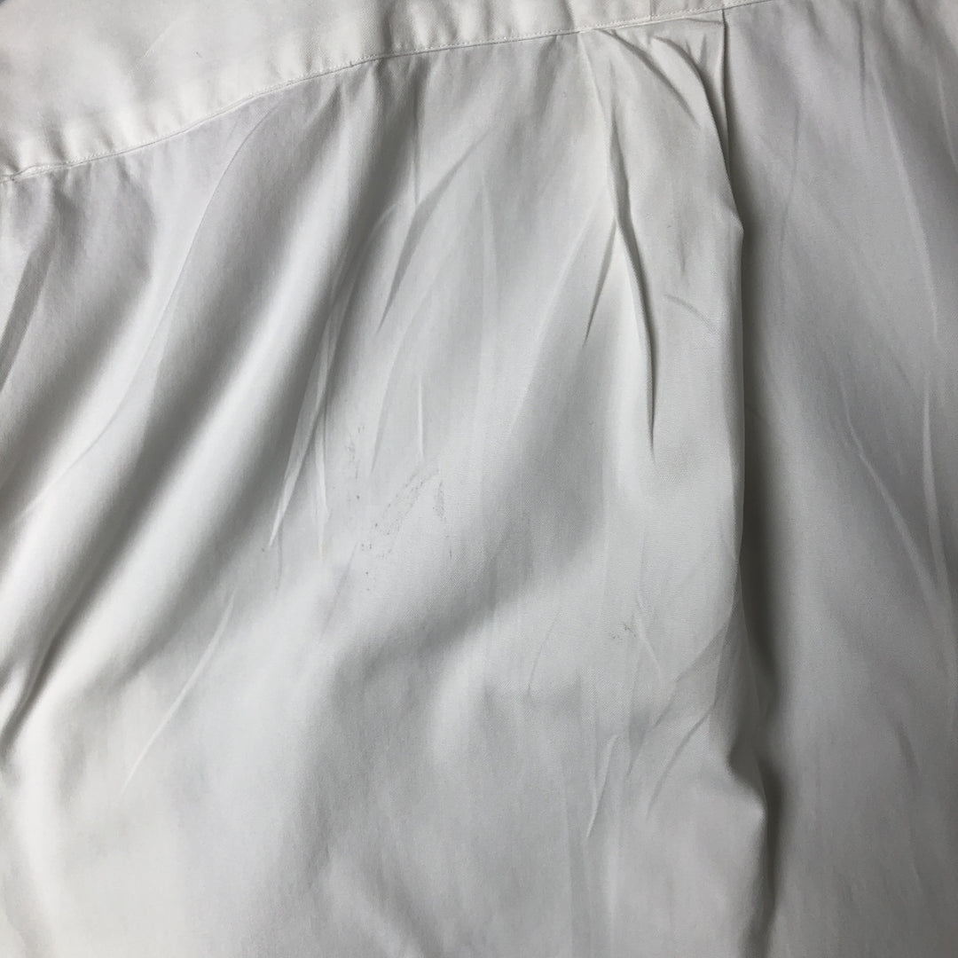 Ralph Lauren Classic Fit Long Sleeve Button Down Shirt, Men's Size L cotton white type Vintage Second Hand