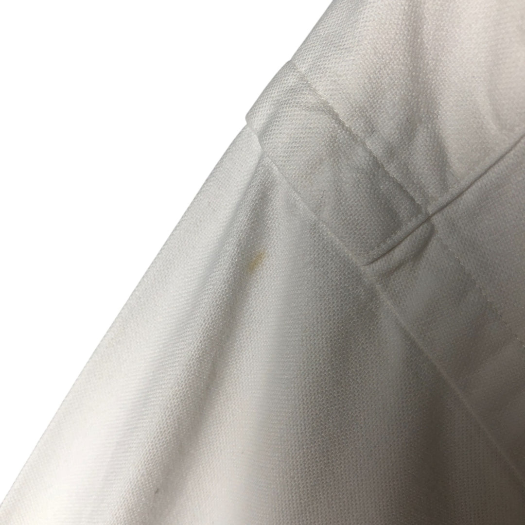 Ralph Lauren YARMOUTH long sleeve button down shirt, men's XL size cotton white type Vintage Second Hand