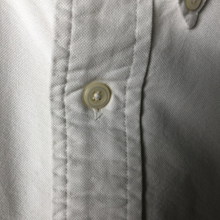 Ralph Lauren YARMOUTH long sleeve button down shirt, men's XL size cotton white type Vintage Second Hand