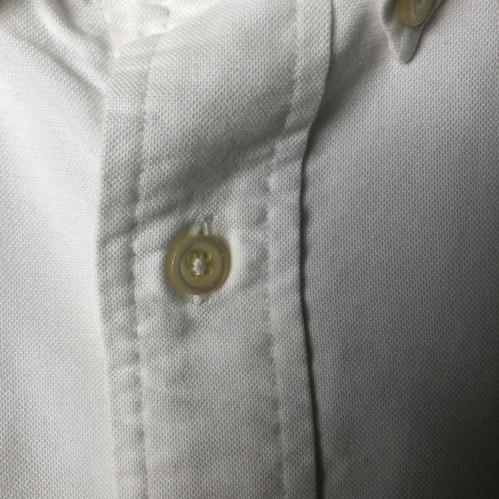 Ralph Lauren YARMOUTH long sleeve button down shirt, men's XL size cotton white type Vintage Second Hand