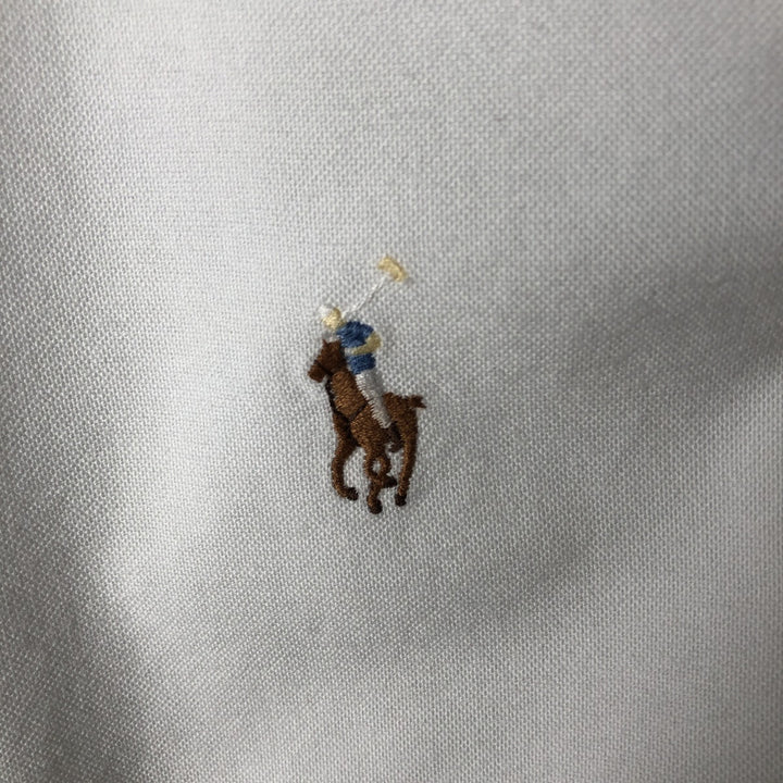 Ralph Lauren YARMOUTH long sleeve button down shirt, men's XL size cotton white type Vintage Second Hand