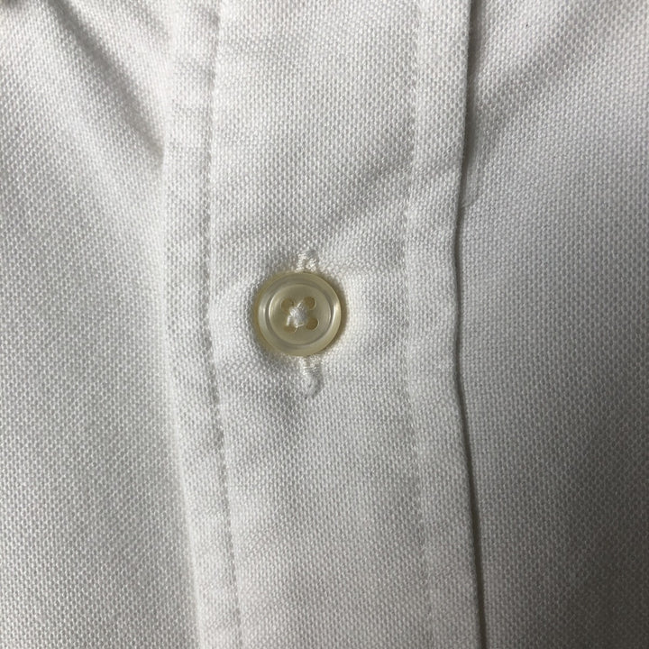 Ralph Lauren YARMOUTH long sleeve button down shirt, men's size L cotton white type Vintage Second Hand