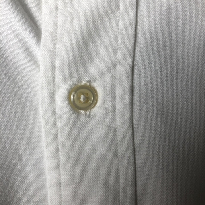 Ralph Lauren YARMOUTH long sleeve button down shirt, men's XL size cotton white type Vintage Second Hand
