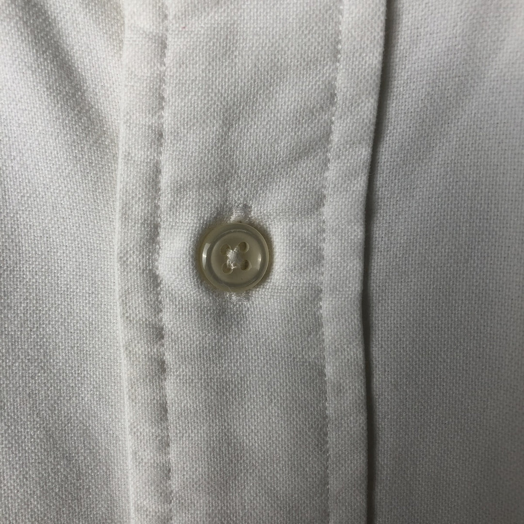 Ralph Lauren BLAKE long sleeve button down shirt, men's size M cotton white type Vintage Second Hand