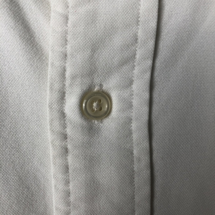 Ralph Lauren BLAKE long sleeve button down shirt, men's size M cotton white type Vintage Second Hand