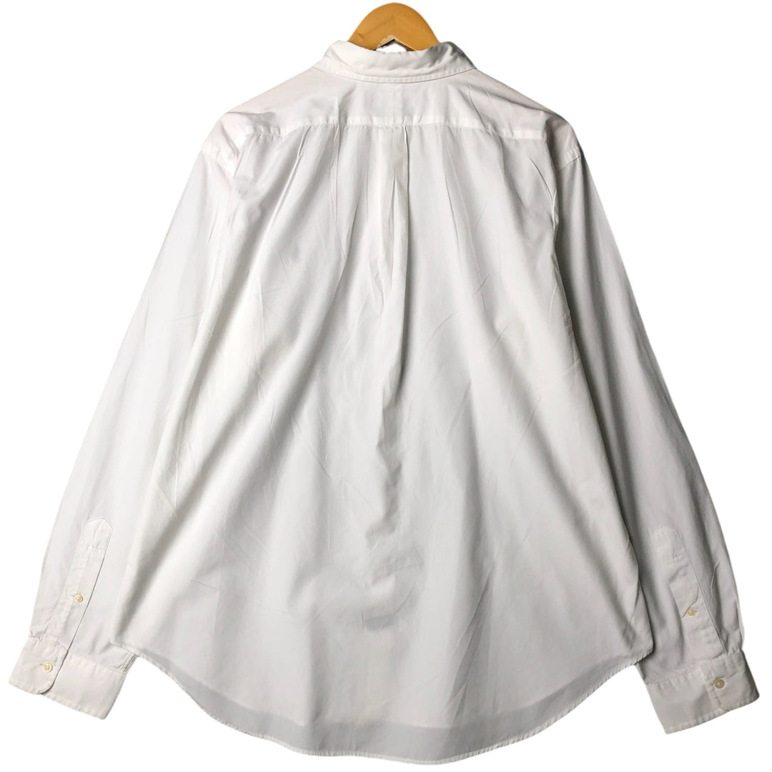 Ralph Lauren Classic Fit Long Sleeve Button Down Shirt Men's XL cotton white type Vintage Second Hand