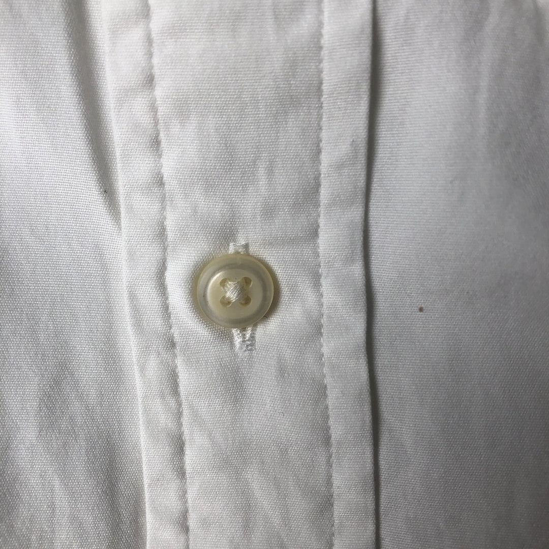 Ralph Lauren Classic Fit Long Sleeve Button Down Shirt Men's XL cotton white type Vintage Second Hand