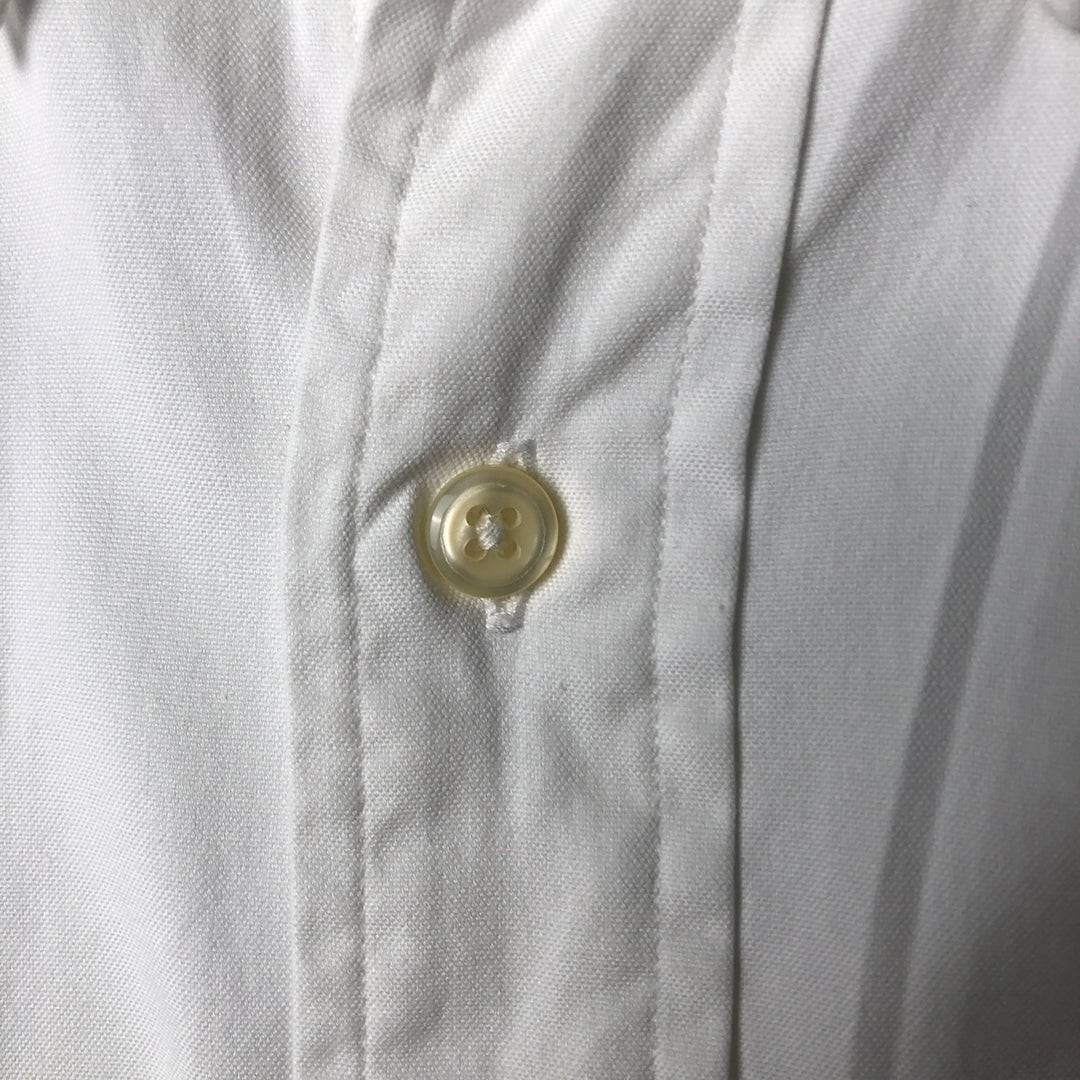 Ralph Lauren Classic Fit Long Sleeve Button Down Shirt, Men's Size L cotton white type Vintage Second Hand
