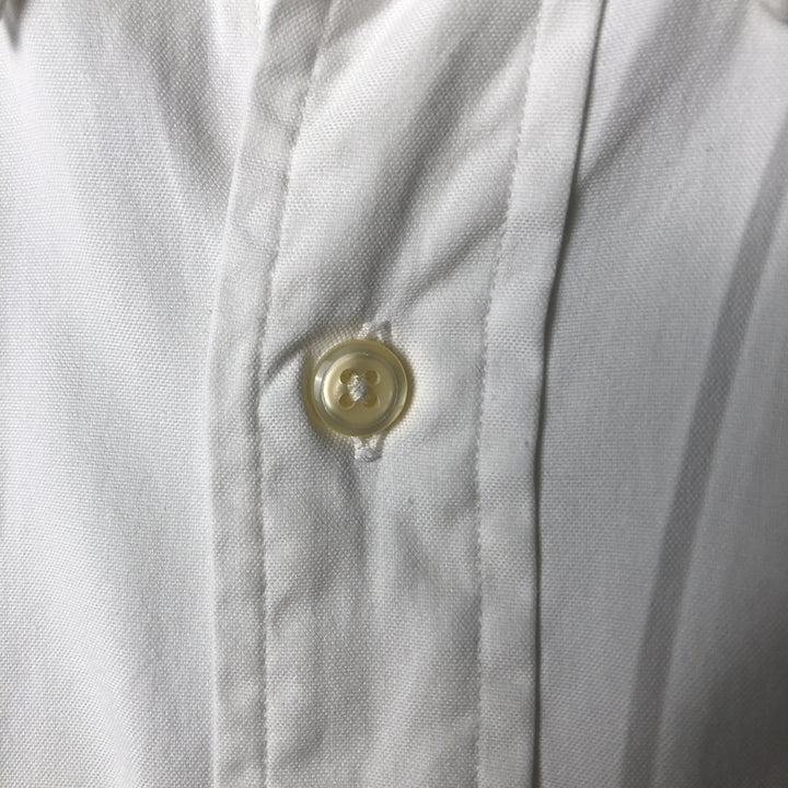 Ralph Lauren Classic Fit Long Sleeve Button Down Shirt, Men's Size L cotton white type Vintage Second Hand