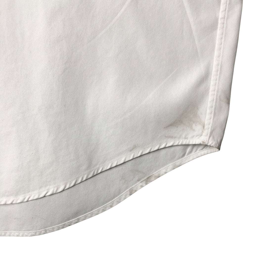 Ralph Lauren Classic Fit Long Sleeve Button Down Shirt, Men's Size L cotton white type Vintage Second Hand