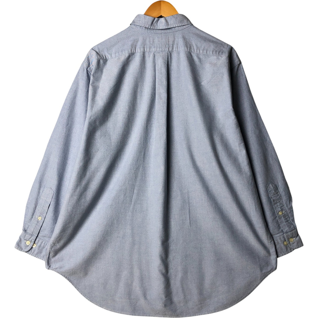 Ralph Lauren Classic Fit Long Sleeve Button Down Shirt Men's XL cotton blue type Vintage Second Hand