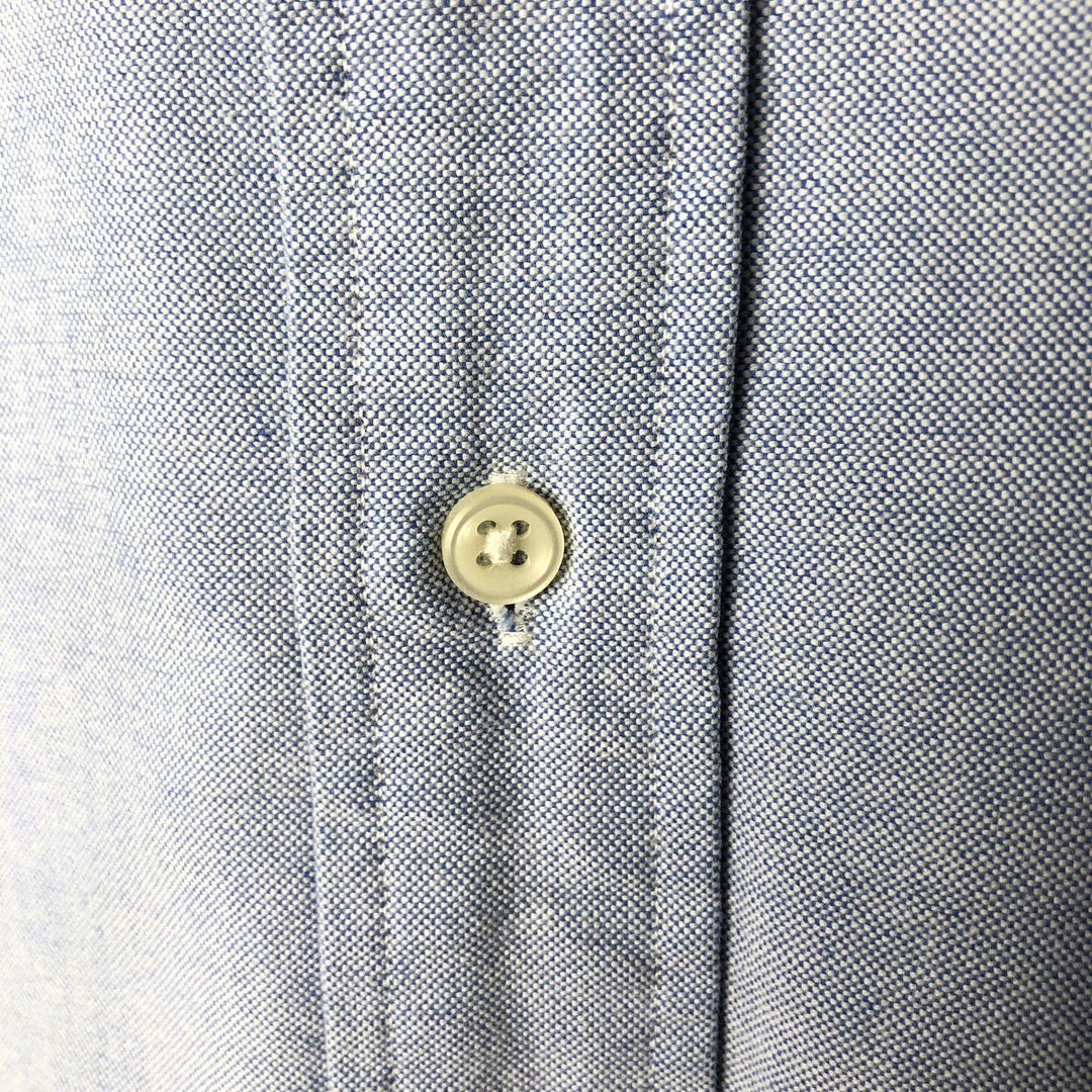 Ralph Lauren Classic Fit Long Sleeve Button Down Shirt Men's XL cotton blue type Vintage Second Hand