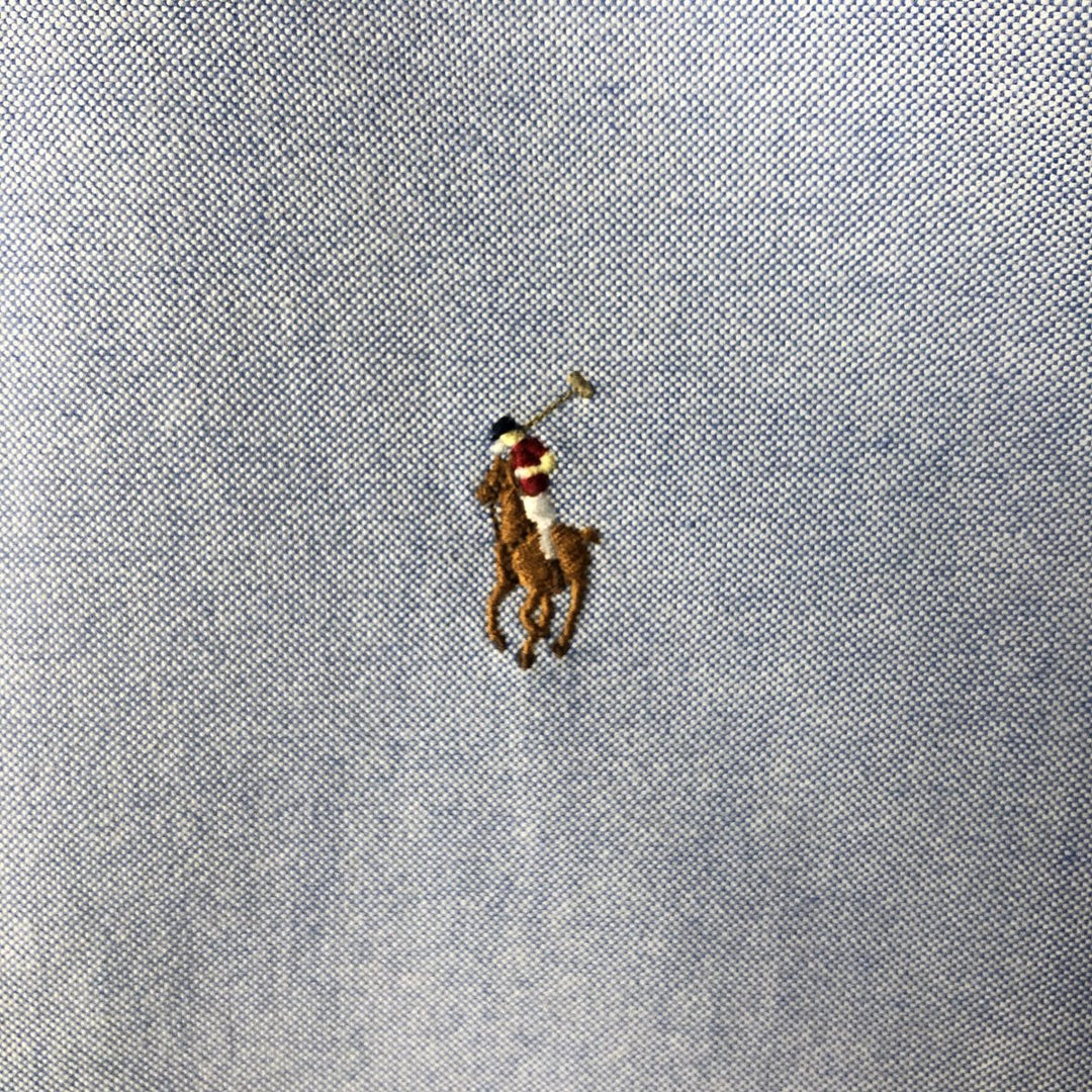 Ralph Lauren Classic Fit Long Sleeve Button Down Shirt Men's XL cotton blue type Vintage Second Hand