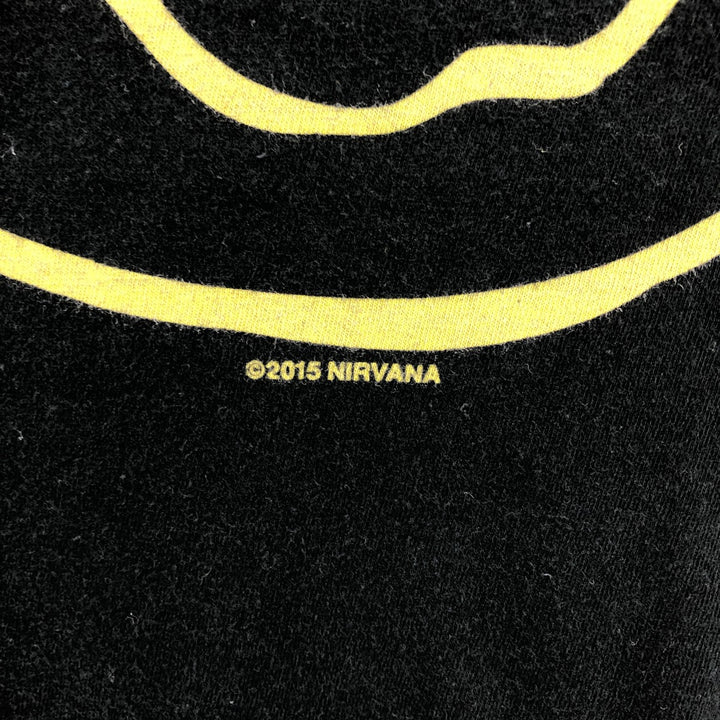 NIRVANA Nirvana Band T-shirt, Band T, Men's M size unclear black type Vintage Second Hand