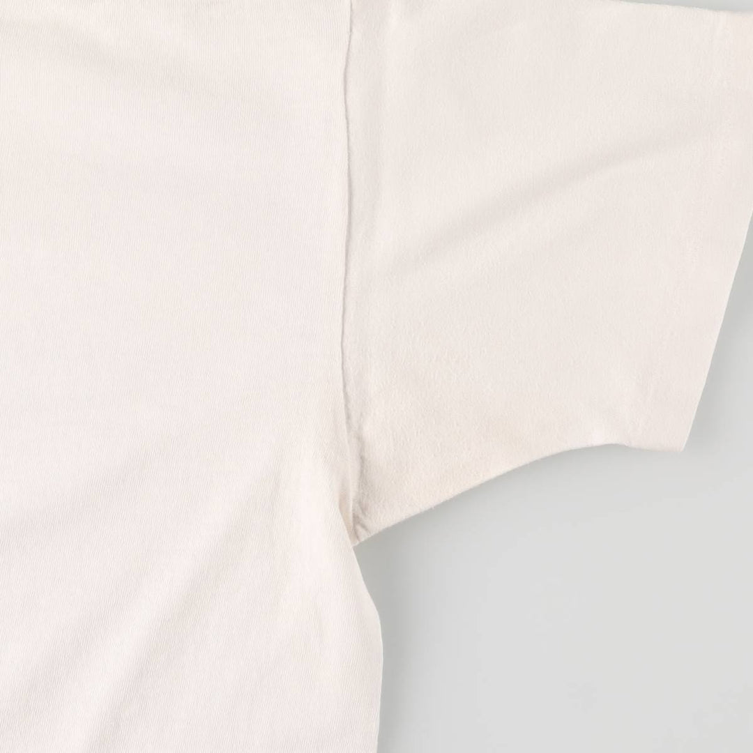Vintage 90'S Delta message print T-shirt, size L, men's cotton white type Vintage Second Hand