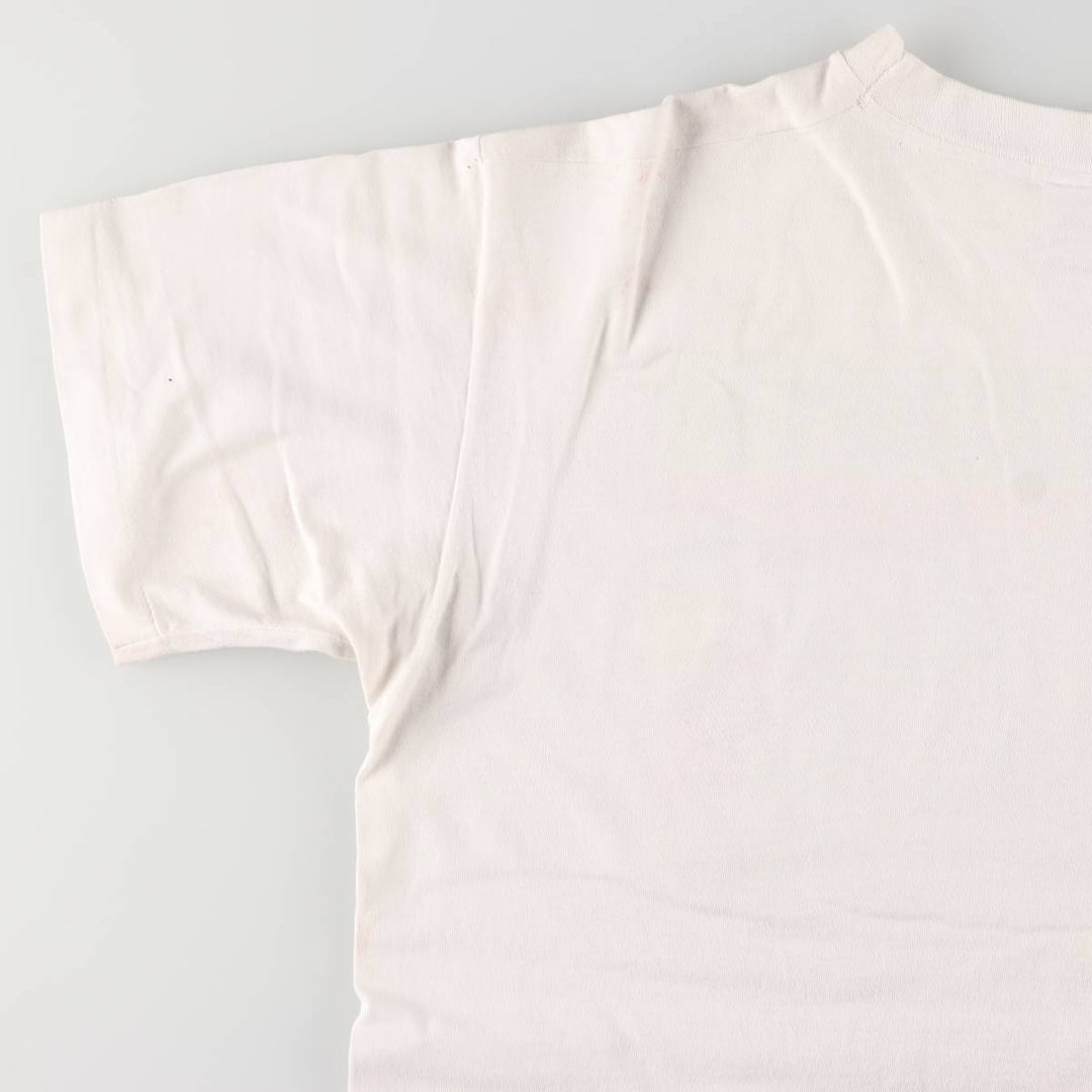 90'S Fruit of the Loom Message Print T-Shirt Made in USA Men's XL Vintage cotton white type Vintage Second Hand