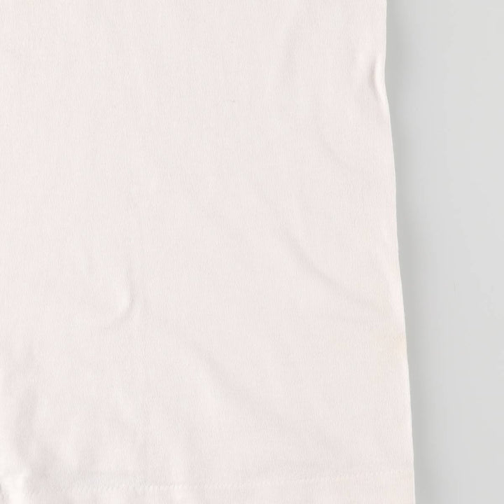 90'S Fruit of the Loom Message Print T-Shirt Made in USA Men's XL Vintage cotton white type Vintage Second Hand