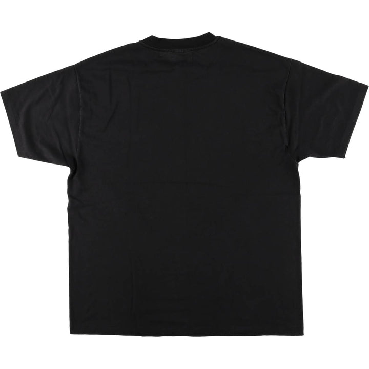 90'S Hanes HEAVYWEIGHT 50 cotton black type Vintage Second Hand