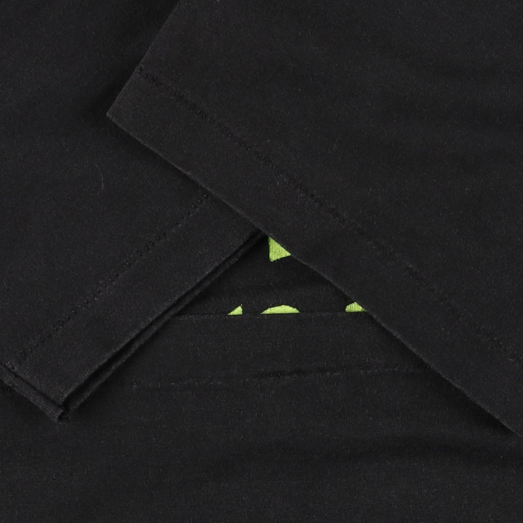 90'S Hanes HEAVYWEIGHT 50 cotton black type Vintage Second Hand