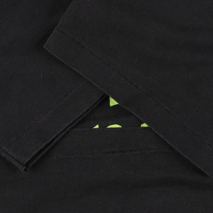 90'S Hanes HEAVYWEIGHT 50 cotton black type Vintage Second Hand