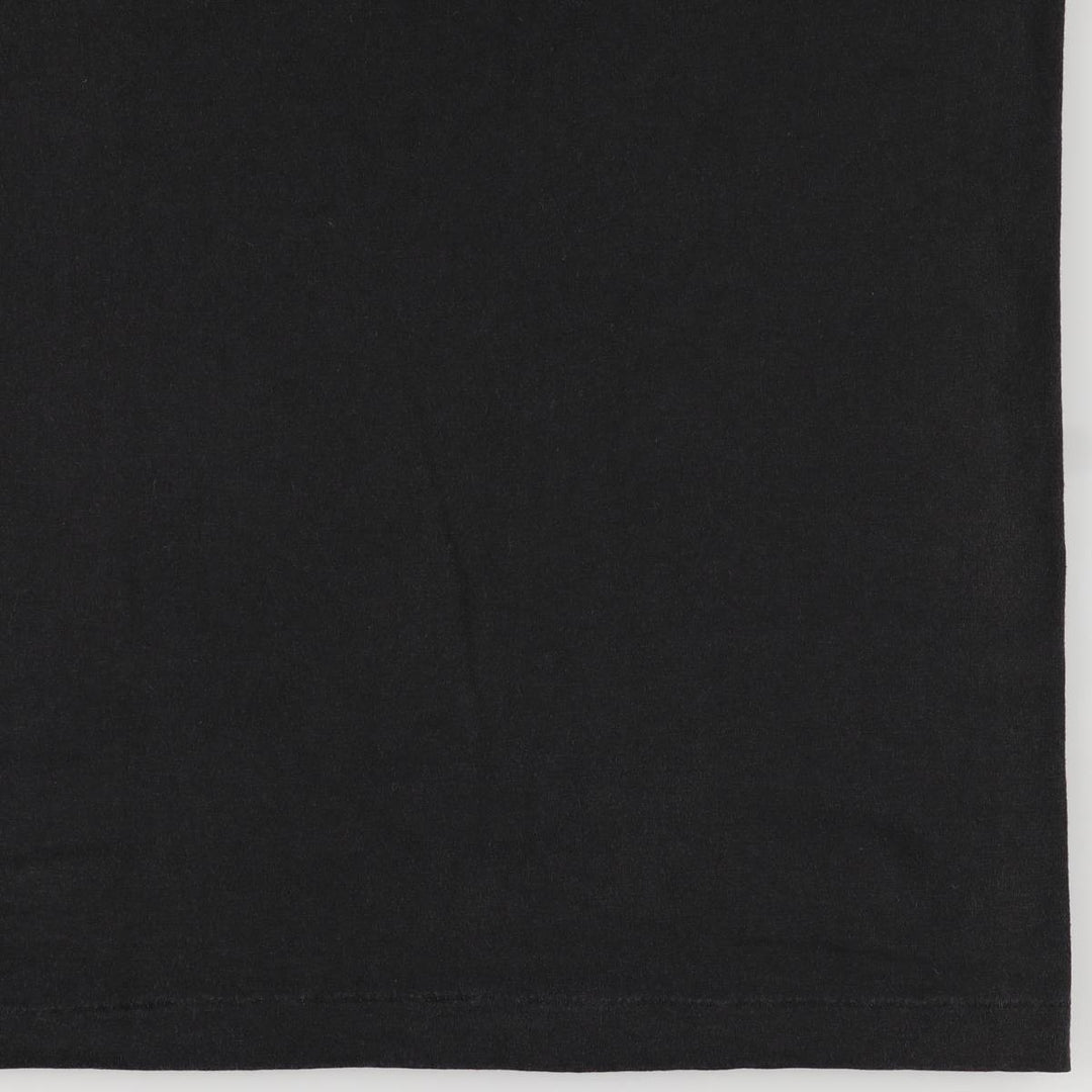 90'S Hanes HEAVYWEIGHT 50 cotton black type Vintage Second Hand
