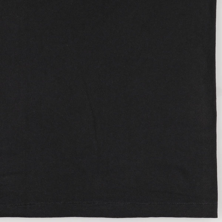 90'S Hanes HEAVYWEIGHT 50 cotton black type Vintage Second Hand