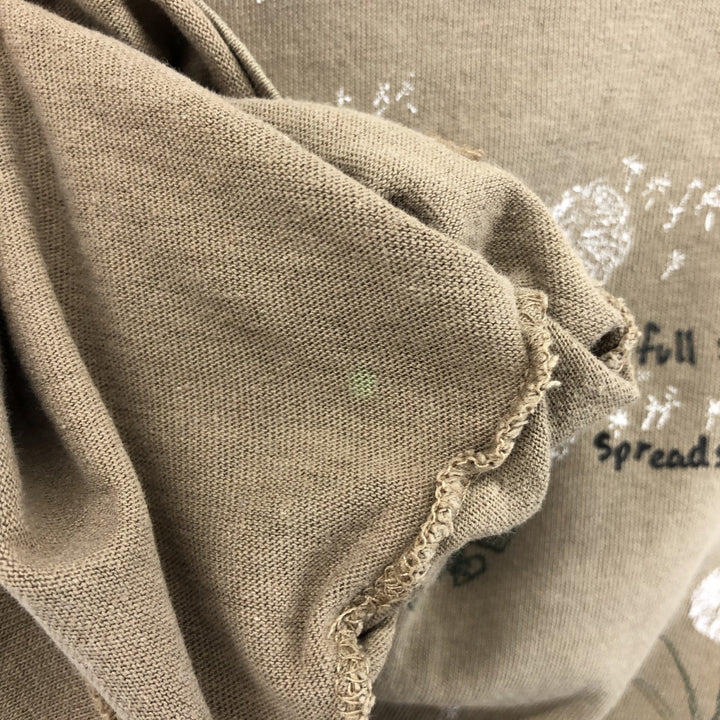 Vintage 90'S REL E VANT PRODUCTS large print T-shirt, made in the USA, size L, men's cotton brown type Vintage Second Hand