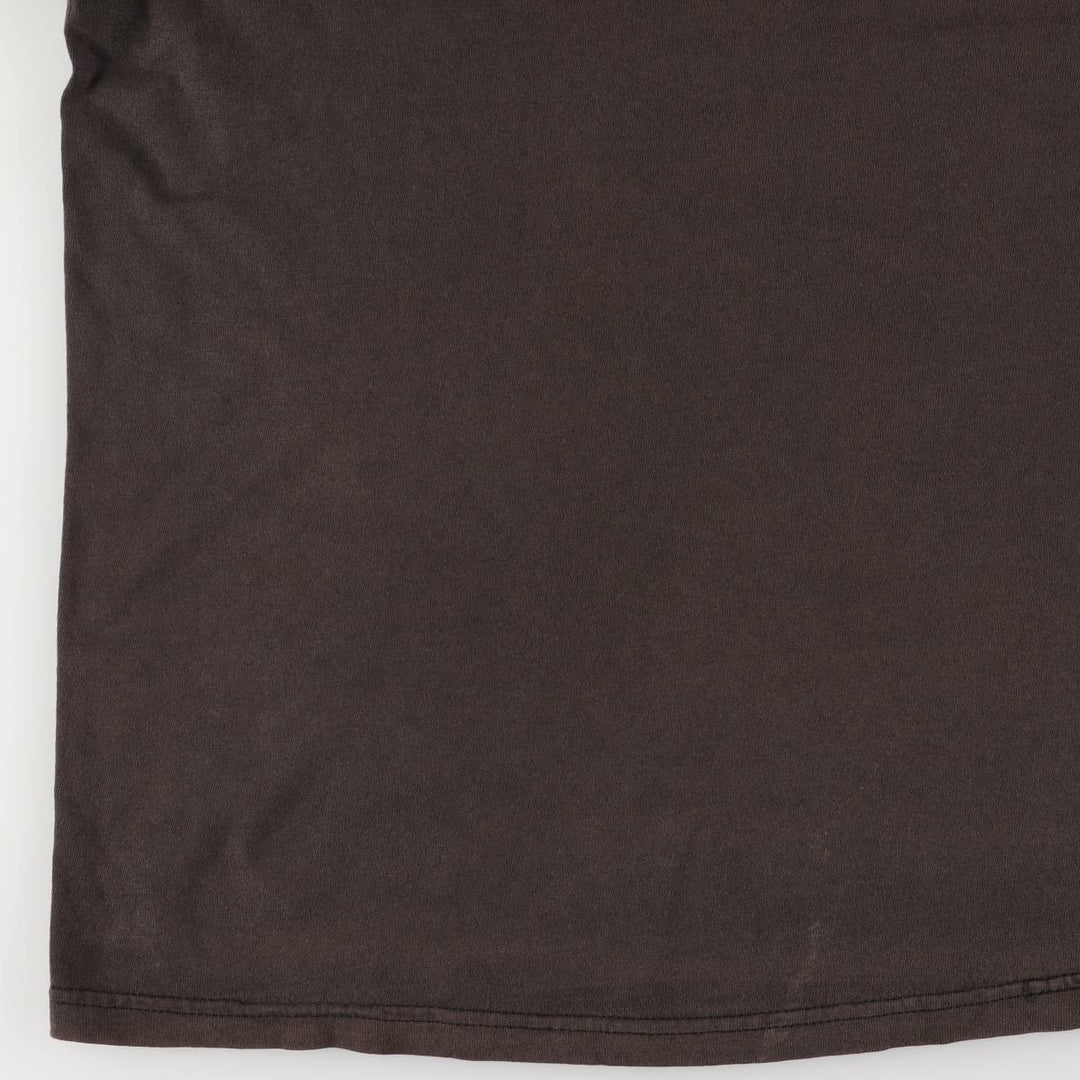 Delta DELTA Skull Pattern Print T-Shirt, Men's XL cotton black type Vintage Second Hand